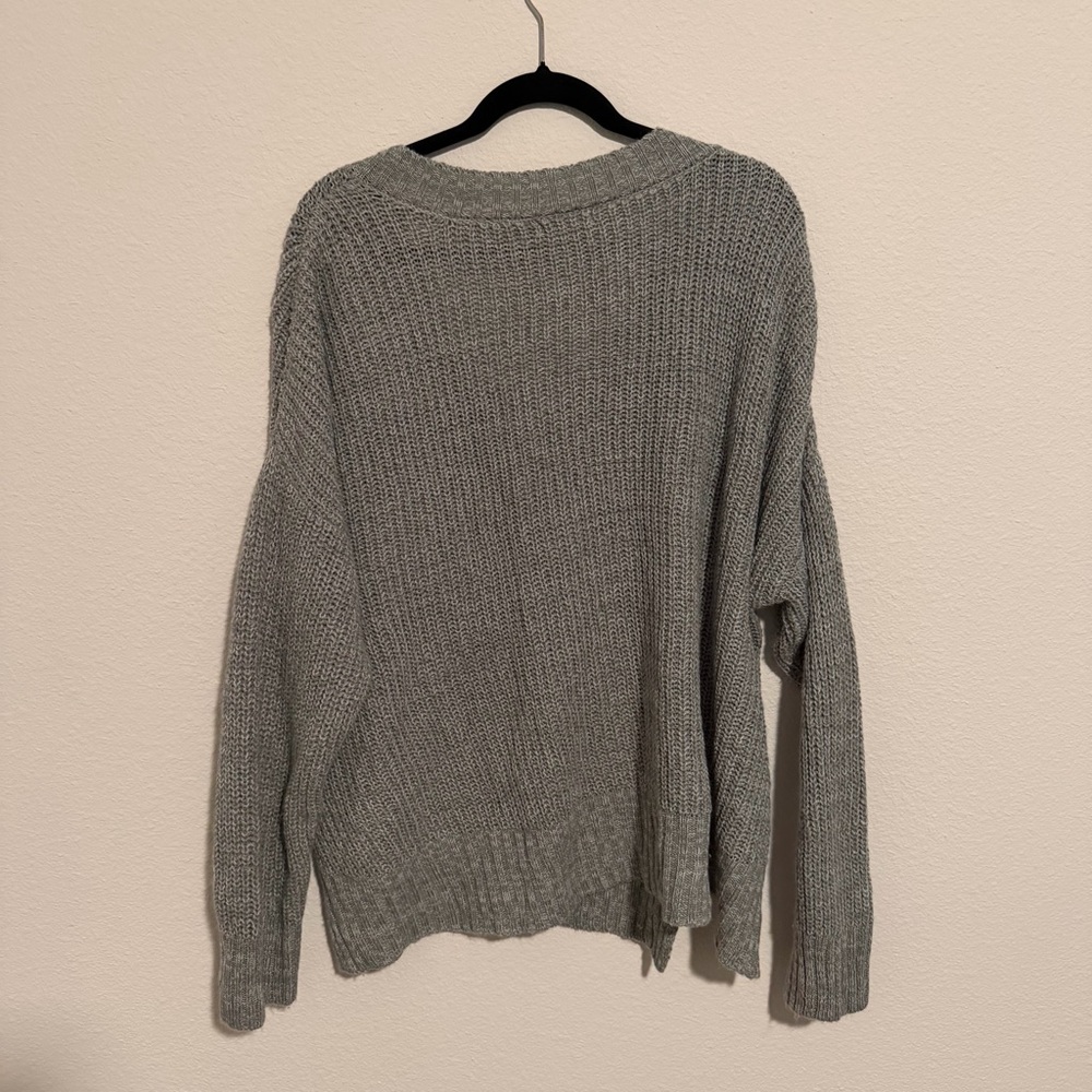 Ultra flirt Sweater gray with Red Accent xl - Picture 4 of 4